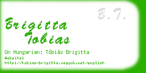 brigitta tobias business card