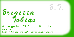 brigitta tobias business card